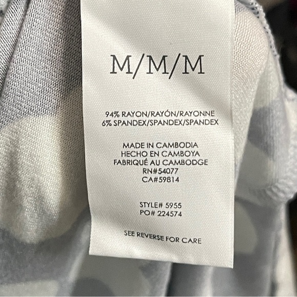 NWOT CABI The Perfect Wrap Dress Navy & White Polka Dot, Medium (fits Lg) - Picture 11 of 13